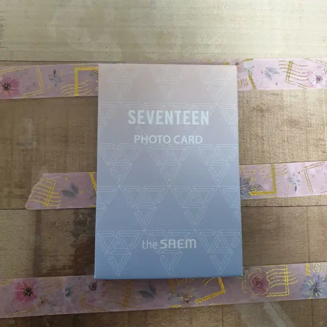 세븐틴 더샘 투명포카 일반포카 포스터