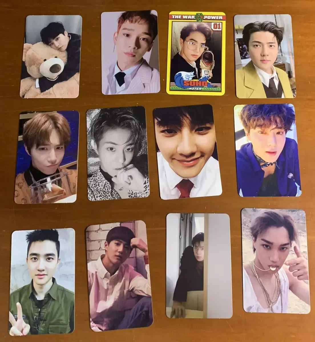 Exo photocard bulk wts (d.o. sehun kaisuho xiumin chen)