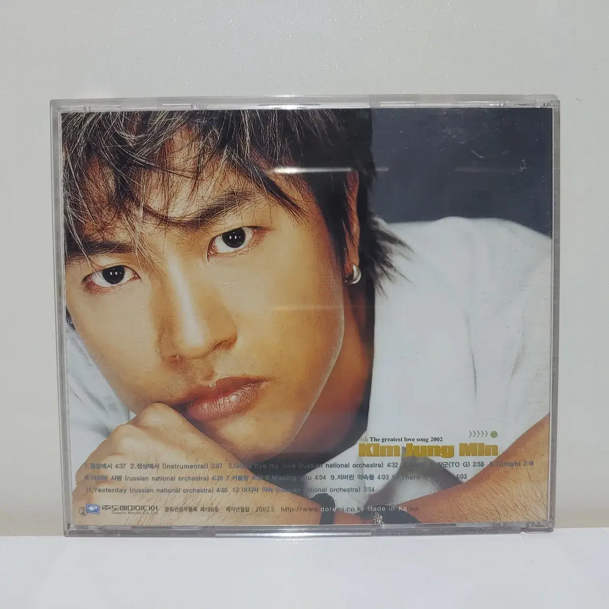 김정민 5집 The Greatest Love Song 2002 CD