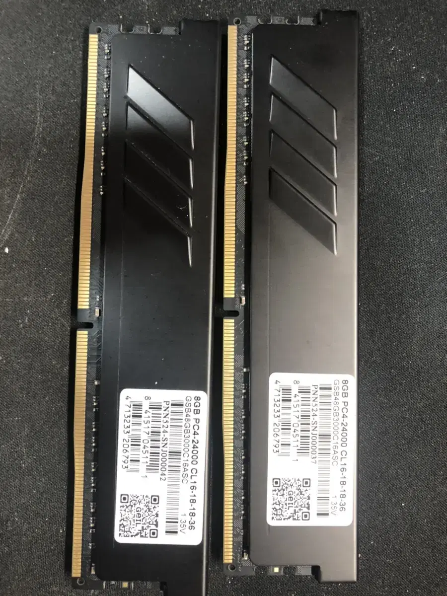 Two 24,000-8GB memory modules