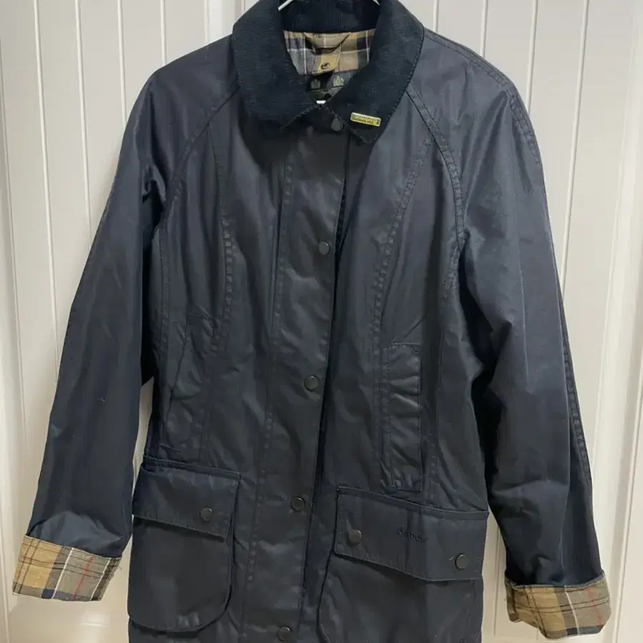 바버(barbour) 여성 왁스자켓 네이비