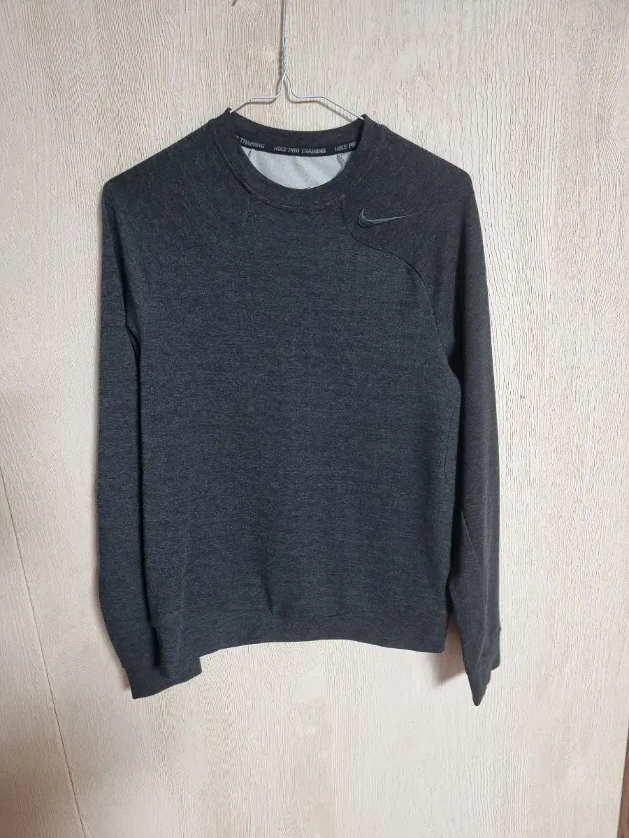 Nike Men's DryFit Touch Fleece Crew Charcoal S