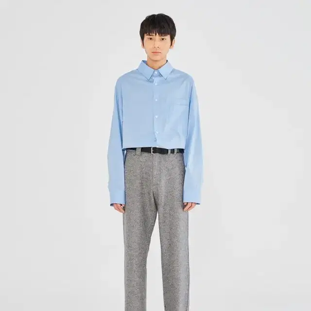 stu office 에스티유 19fw 루즈핏 울슬랙스 그레이 S