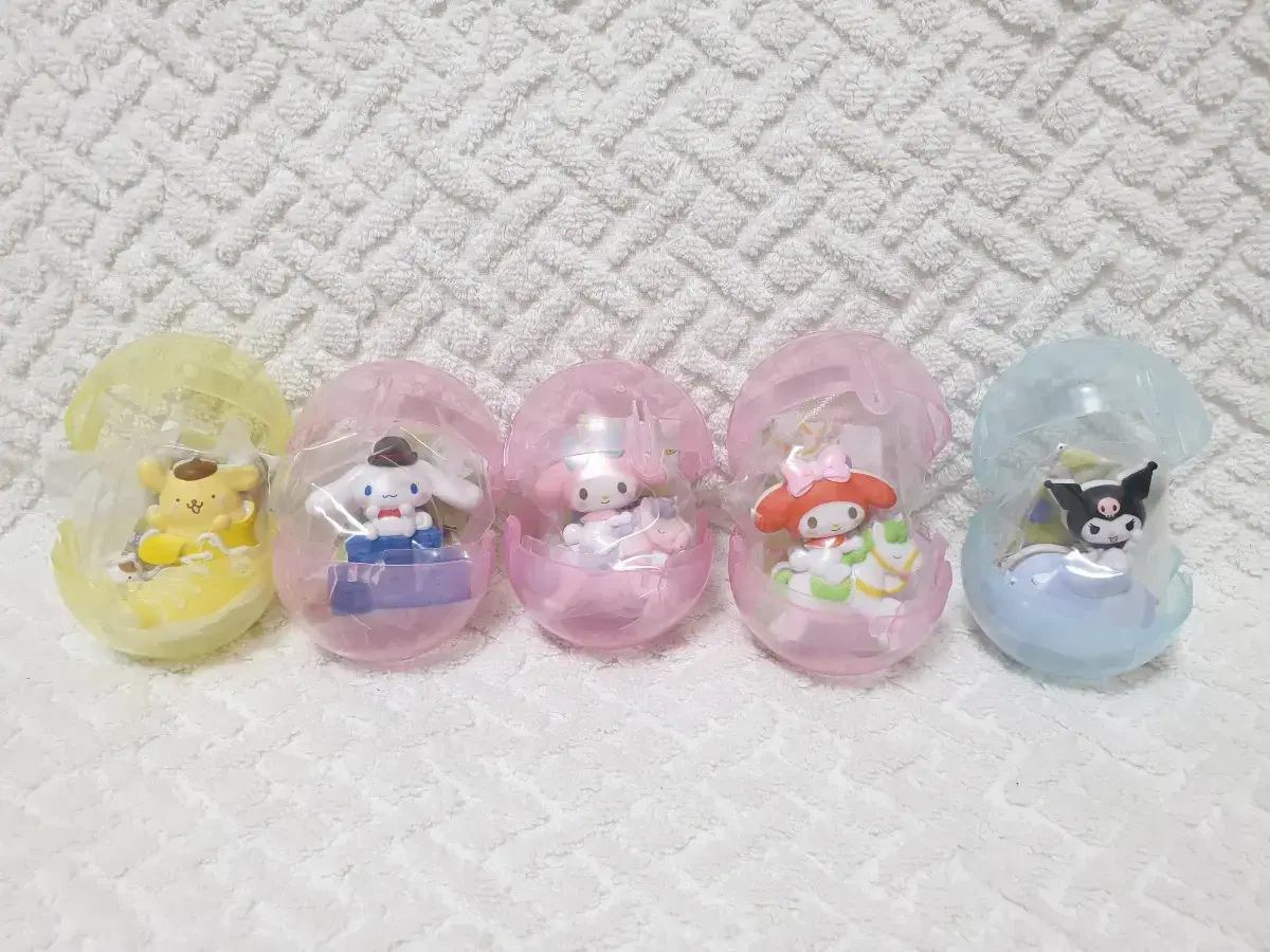 Sanrio Kuromi My Melody Cinnamoroll Purin Gacha Clip 5 pieces