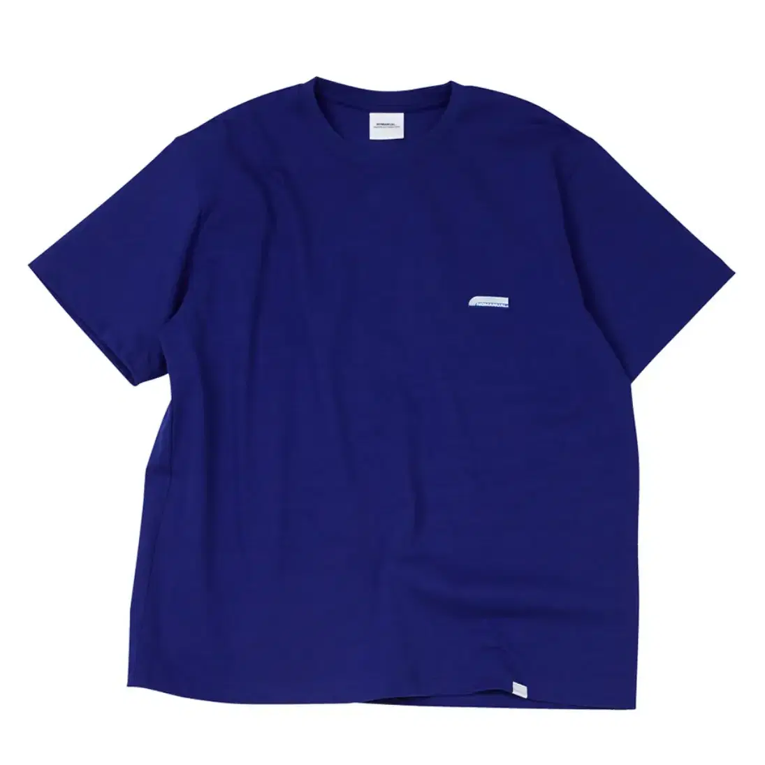 [M] 노매뉴얼 NM PATCH LOGO T-SHIRT - BLUE