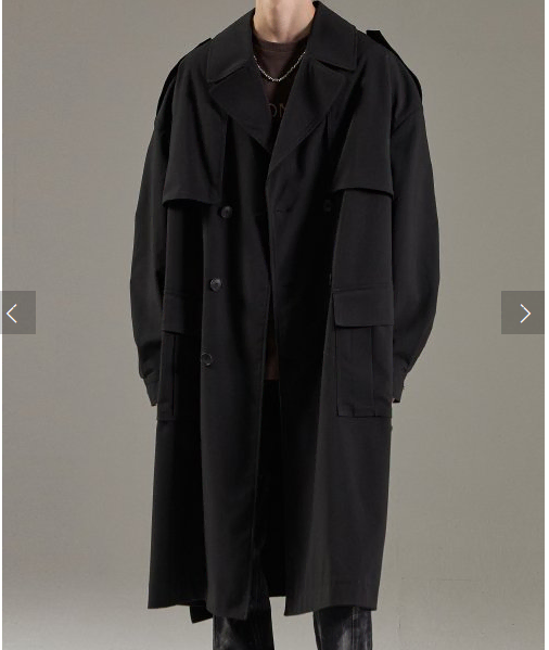 Maison Martin Margiela BLACK OVER TRENCH COAT L is new in stock and ready to ship.