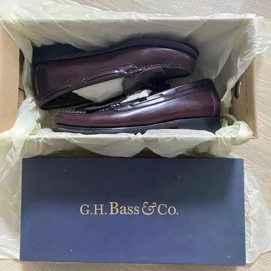 G.H Bass 가죽 태슬로퍼 (225~230)