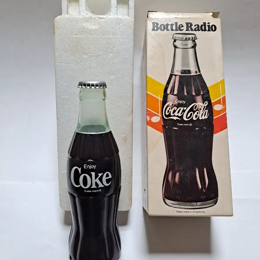 Coca Cola 빈티지라디오 1970'년대 콜렉션 코카콜라병 라디오