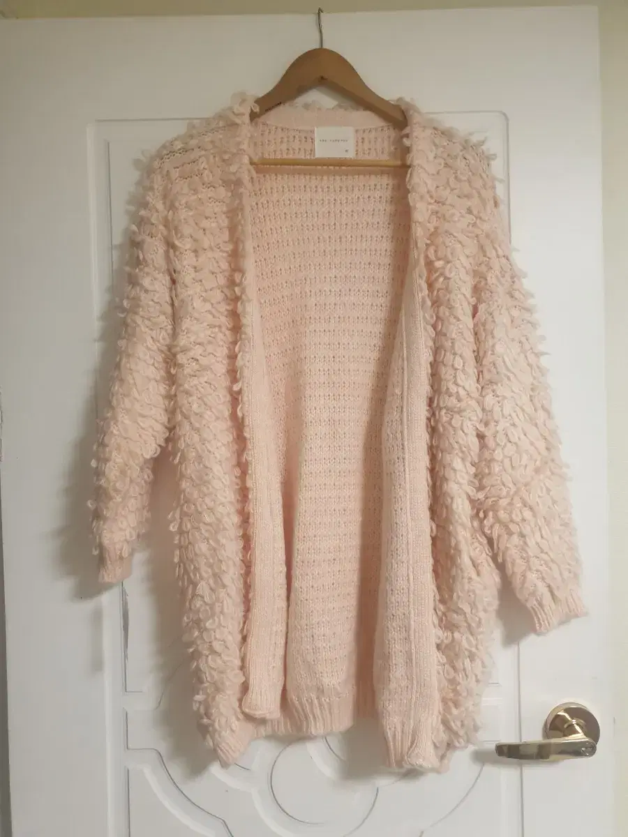 New clothes, light apricot, boucle jacket