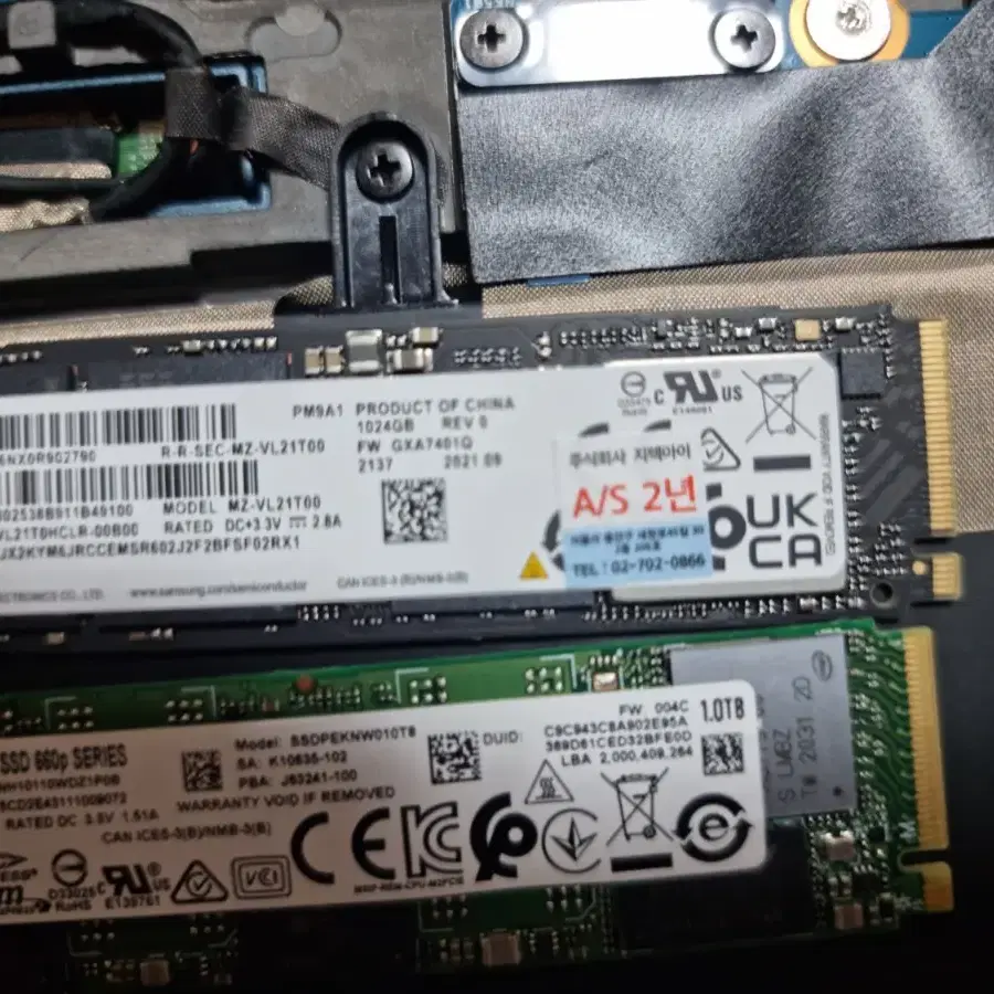 새제품 삼성 PM9A1 1TB NVMe 4.0. 속도해결최신모델