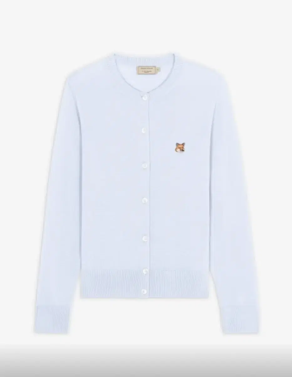 Maison Kitsune Cardigan Light Bloo(XS)