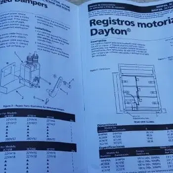 U.S Dayton Motorized DAMPER (전동댐퍼-환기통풍)