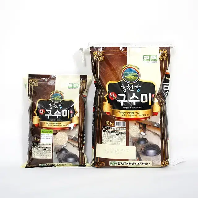 햇곡 GAP 인증 홍천강 맑은쌀,구수미(찹쌀혼합) 4,10,20kg