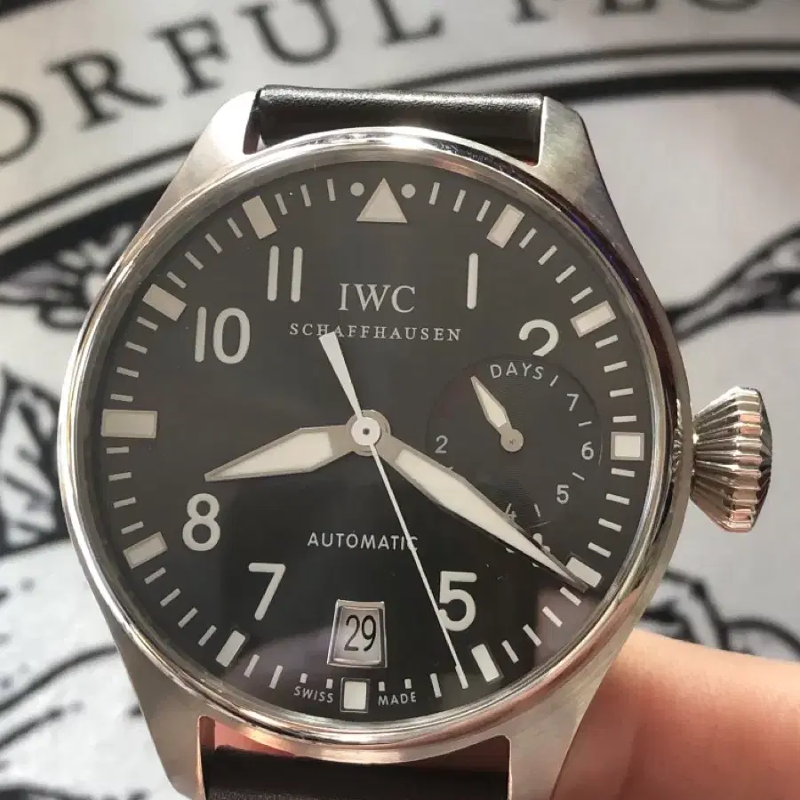 [정품] IWC 빅파일럿 화이트골드 46mm 금통시계