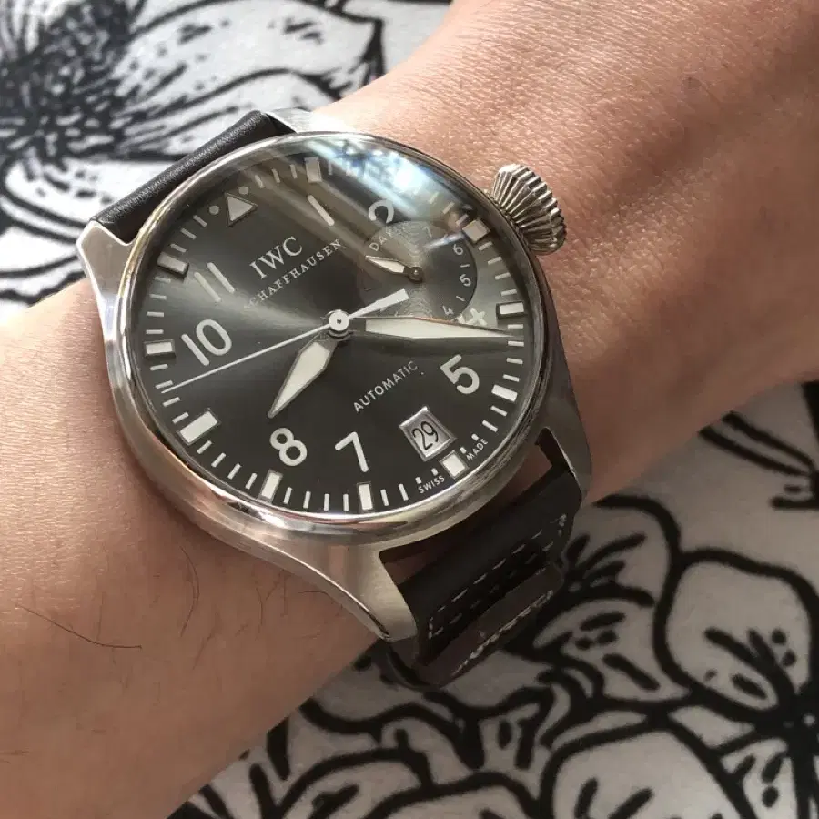 [정품] IWC 빅파일럿 화이트골드 46mm 금통시계