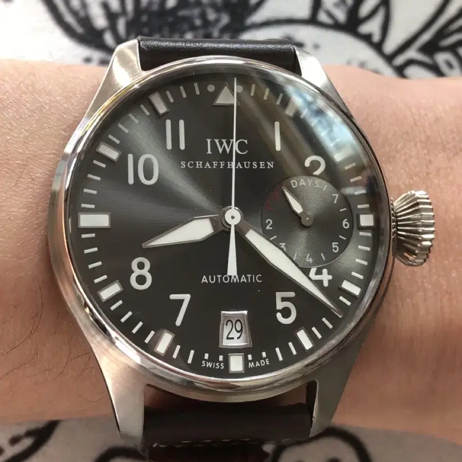 [정품] IWC 빅파일럿 화이트골드 46mm 금통시계