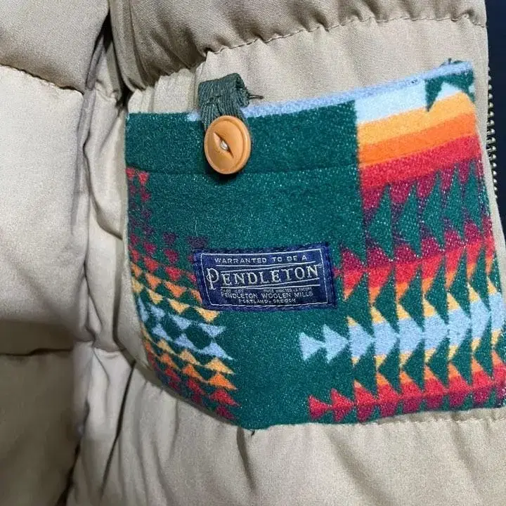 pendleton 왁스코튼 구스다운 파카