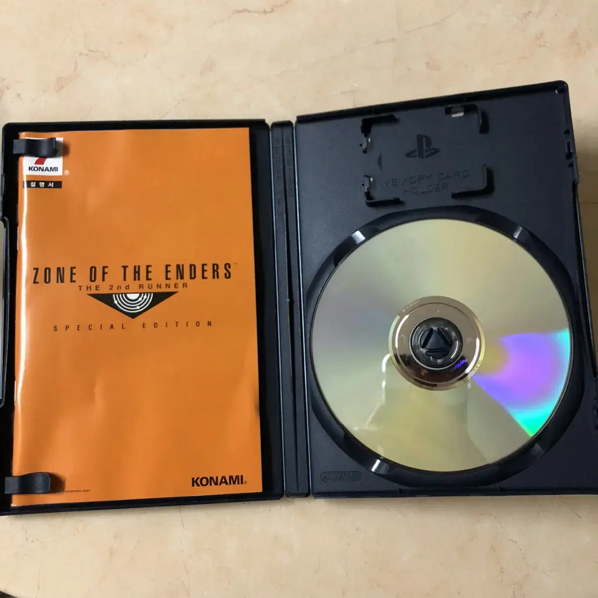 가격 인하 X 플스2 ZONE OF THE ENDERS CD 상태 최상