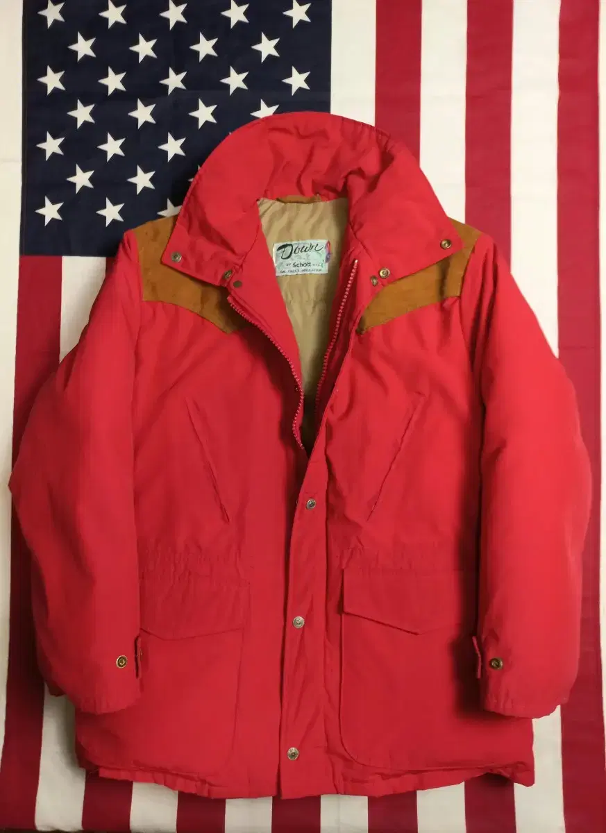 Rare Tem Original USA Made Short Down Parka