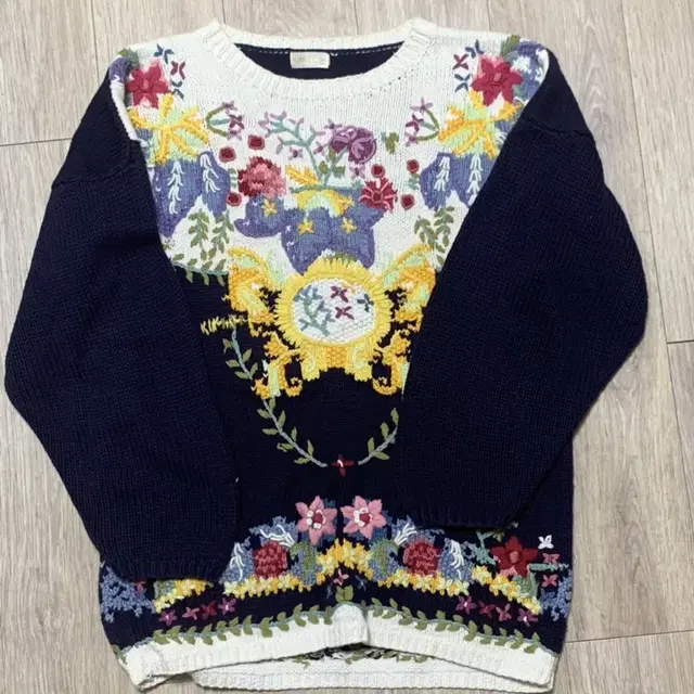  flower handmade knit 