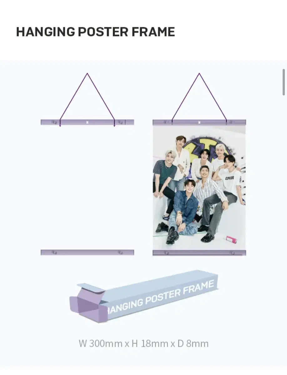 BTS Munchbox 4 Hanging Poster WTS