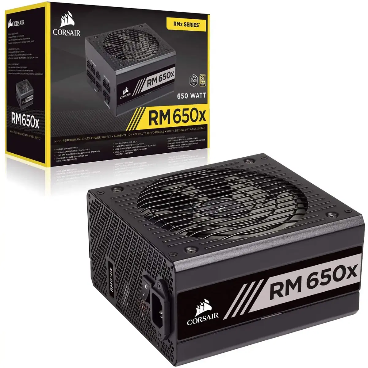 커세어 RM650x 650W 최상위 티어 80+ 골드 파워서플라이