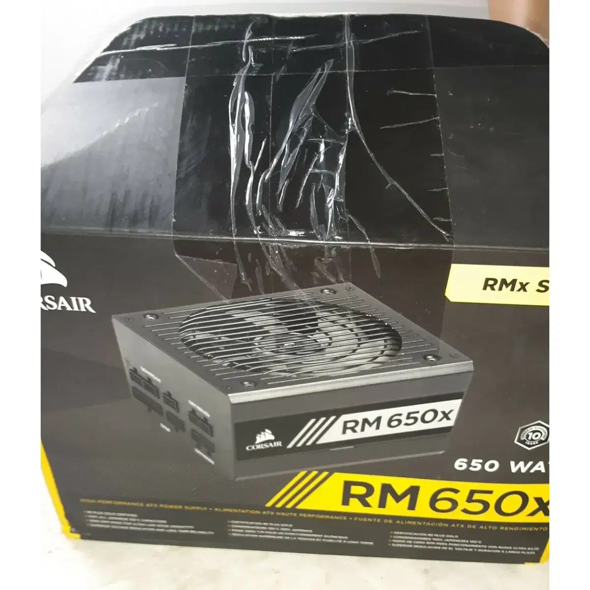 커세어 RM650x 650W 최상위 티어 80+ 골드 파워서플라이