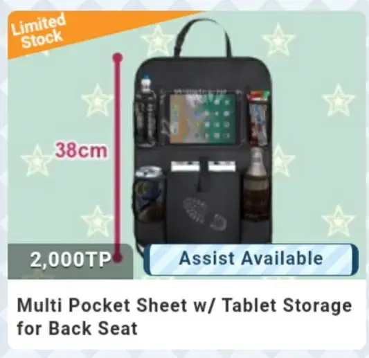 Multi-pocket tablet storage