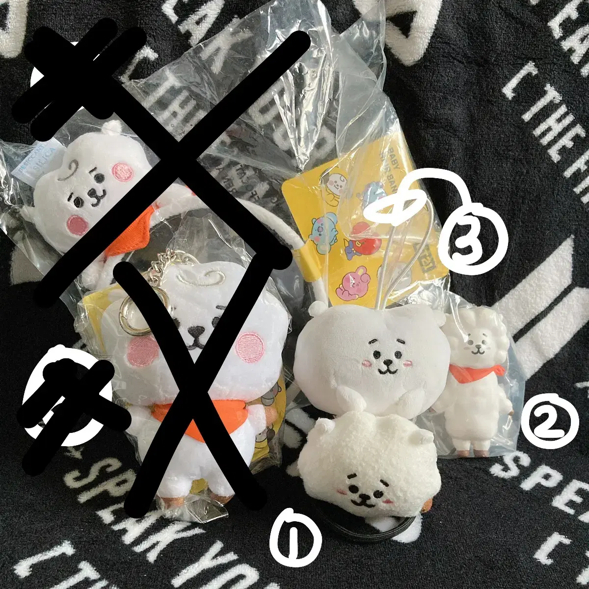 방탄 BT21 비티21 베이비비티 RJ 알제이 코야 슈키 쿠션 키링 백참