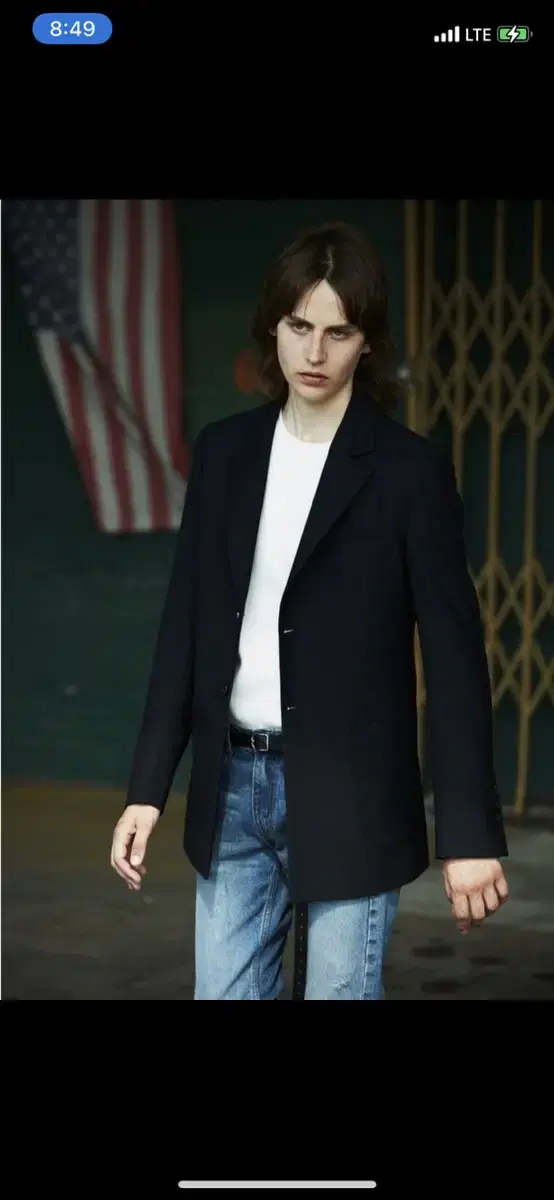 V for Vuitton 16F/W Wool single-breasted blazer