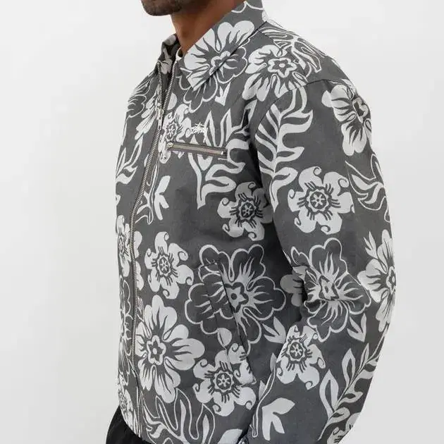 STUSSY HAWAIIAN ZIP JACKET [M]