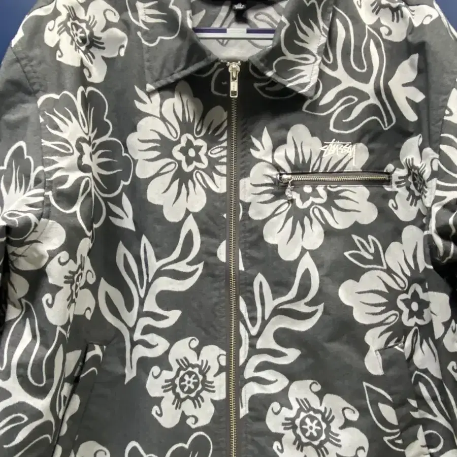 STUSSY HAWAIIAN ZIP JACKET [M]