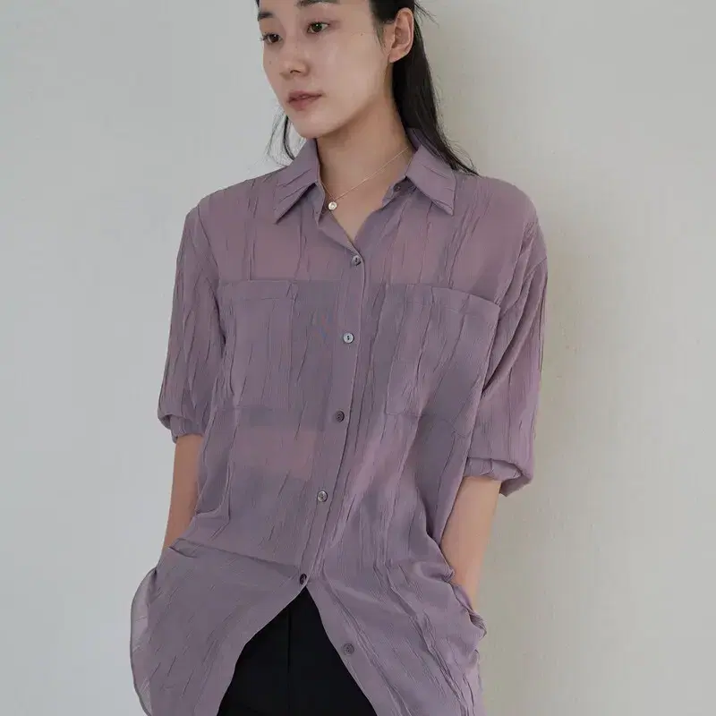 모어올레스 Wrinkle Sheer Shirts 셔츠