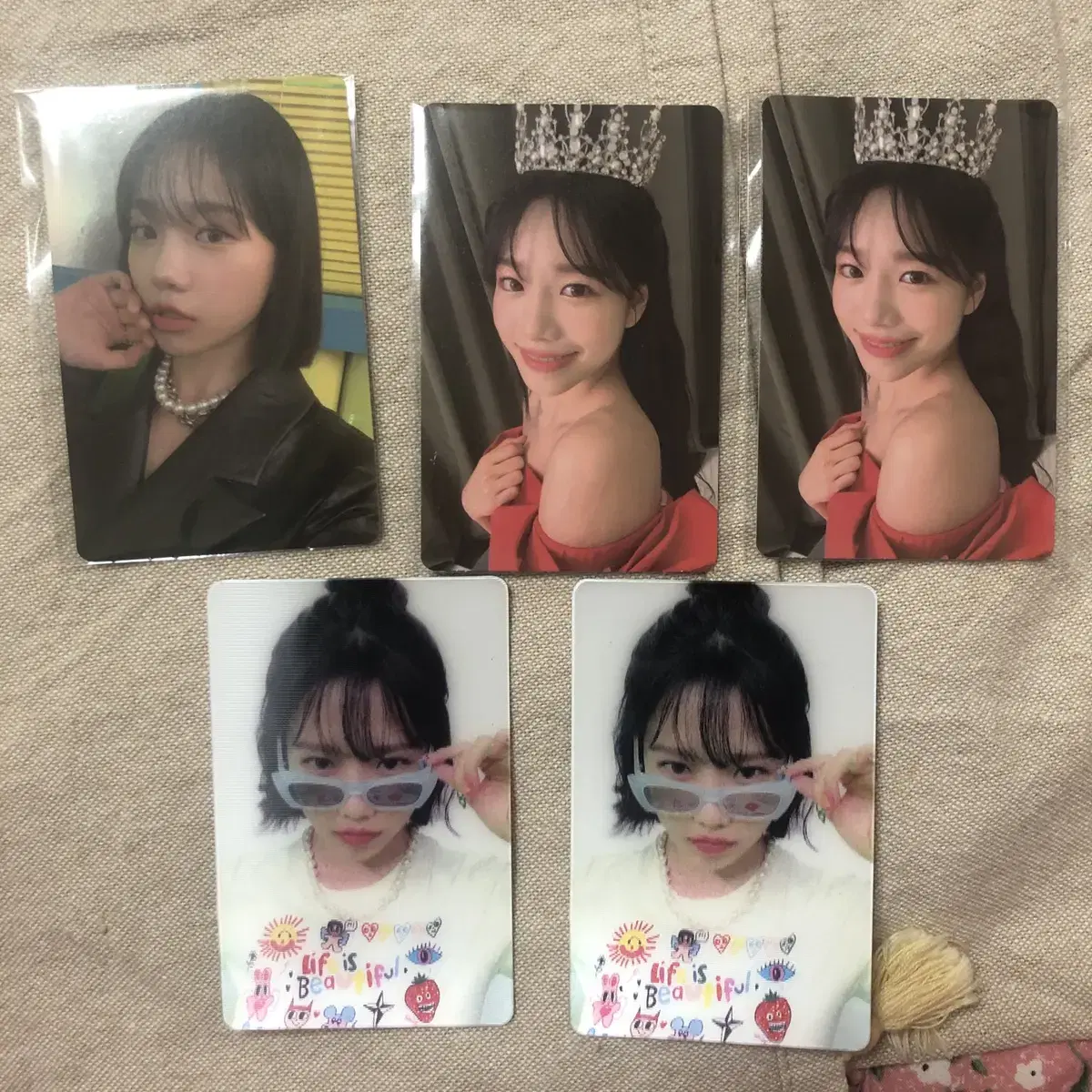 Yuri Cho glassy photocard photocard wts