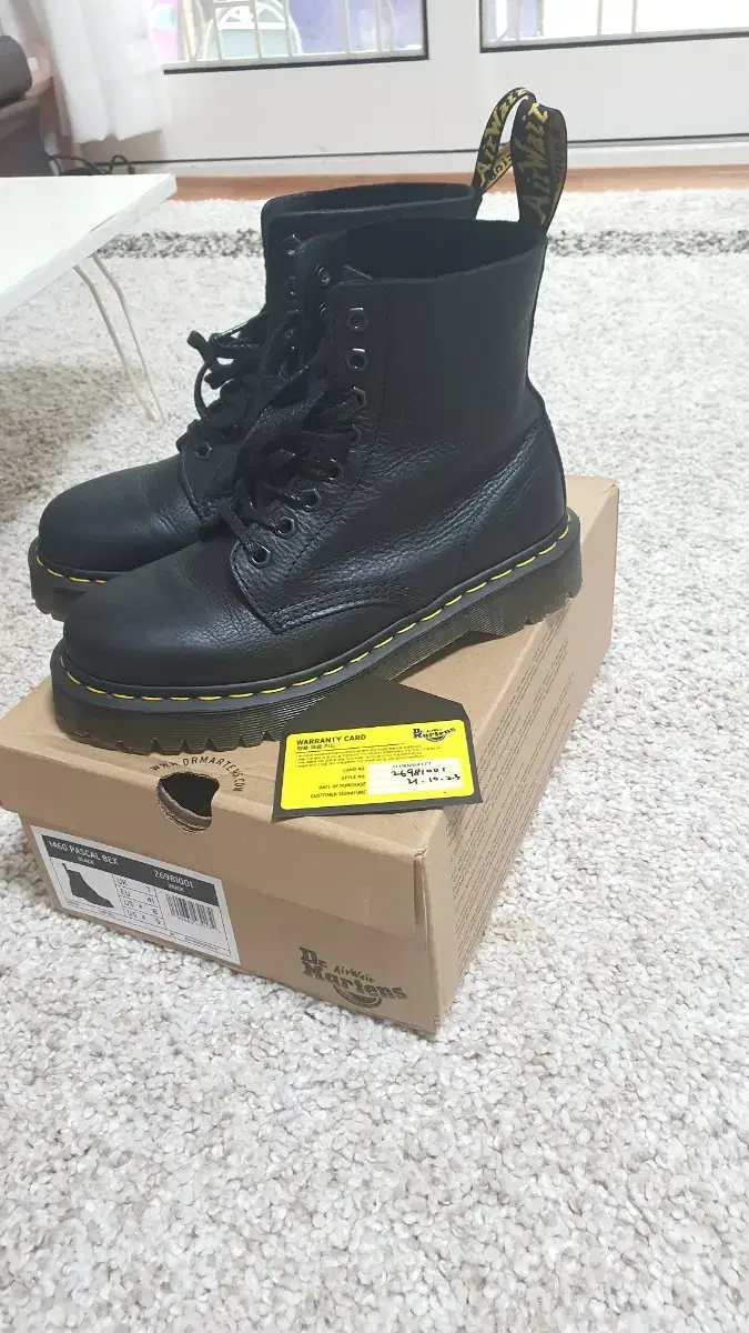 Dr martens - 1461 - scarpe maculate con 3 occhielli-nero - Stileo.it