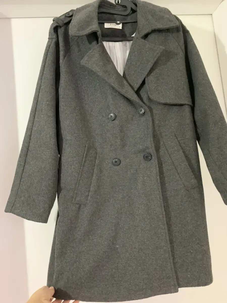 Gray coat