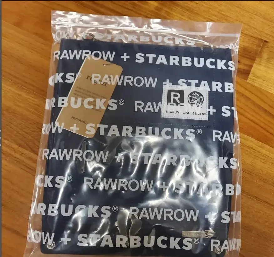 [Unsealed, New] Starbucks Foldable Crossbody Bag in Navy