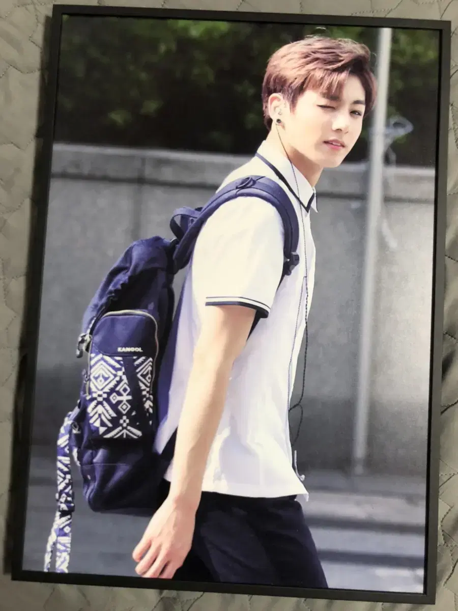 Jungkook School Uniform Picture Frame