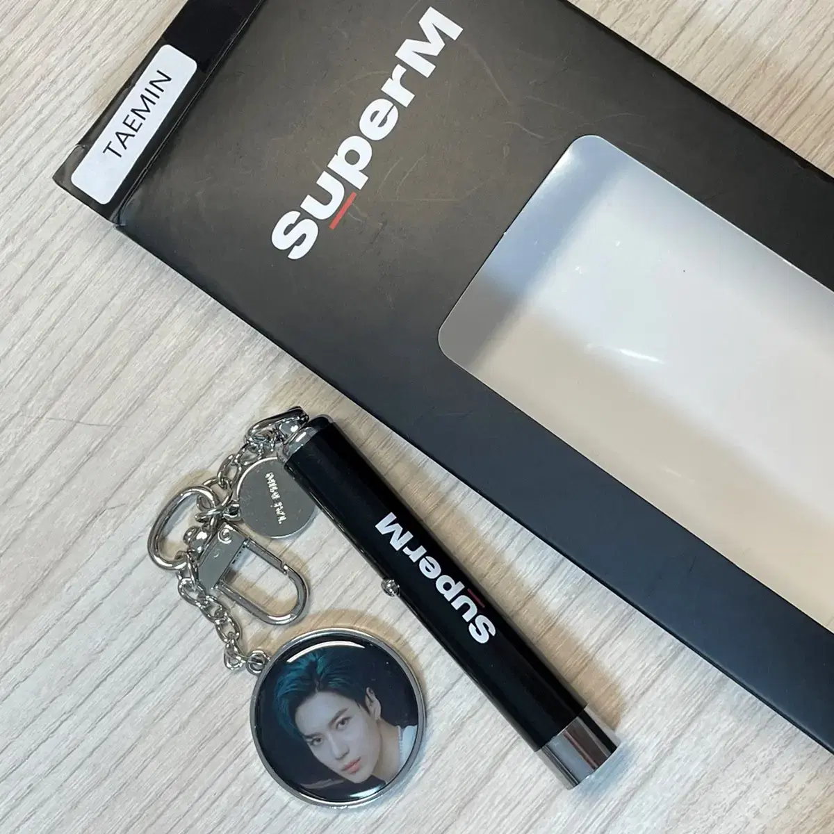 Taemin Superem Projection Keyring