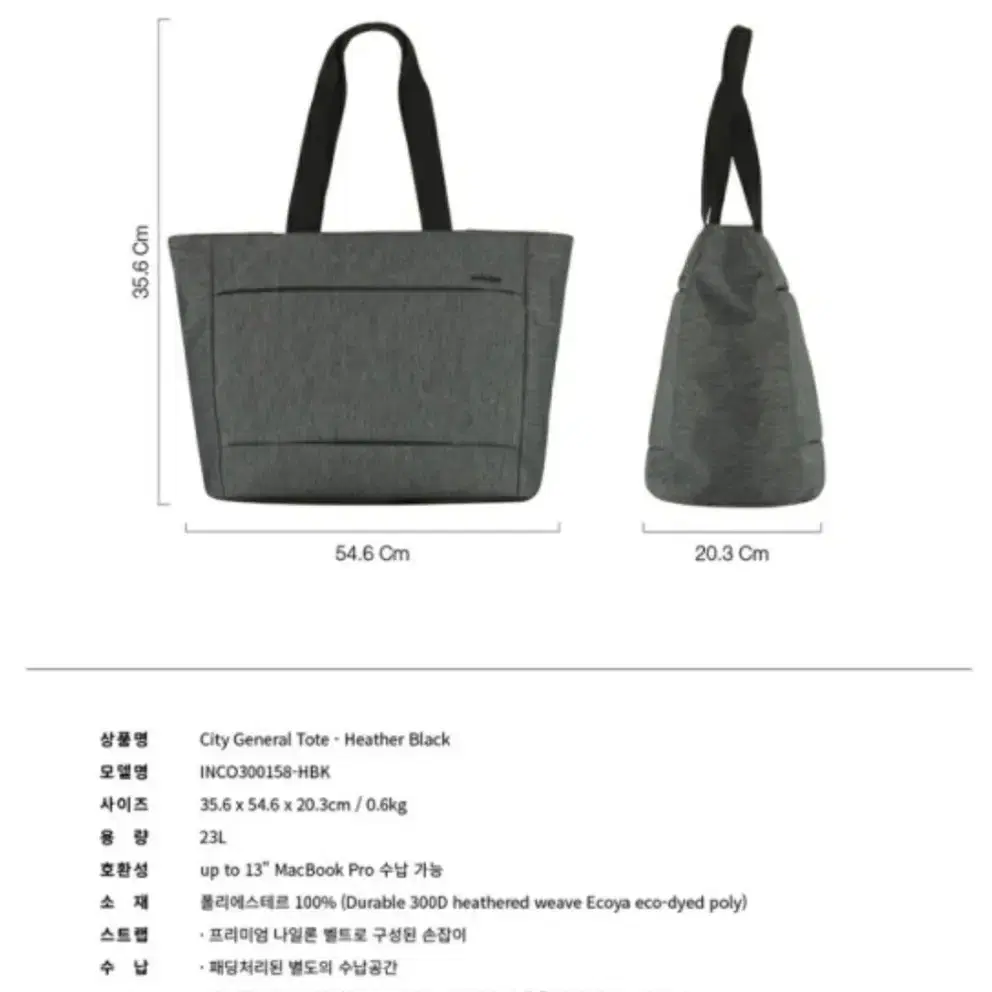 인케이스 시티 마켓 토트백 Incase City Market Tote