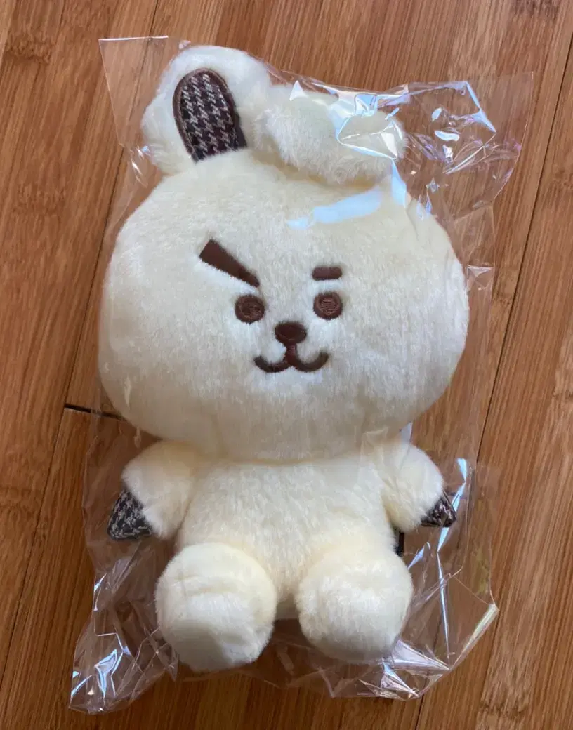 BT21 Cookie Glan Check Seating Doll