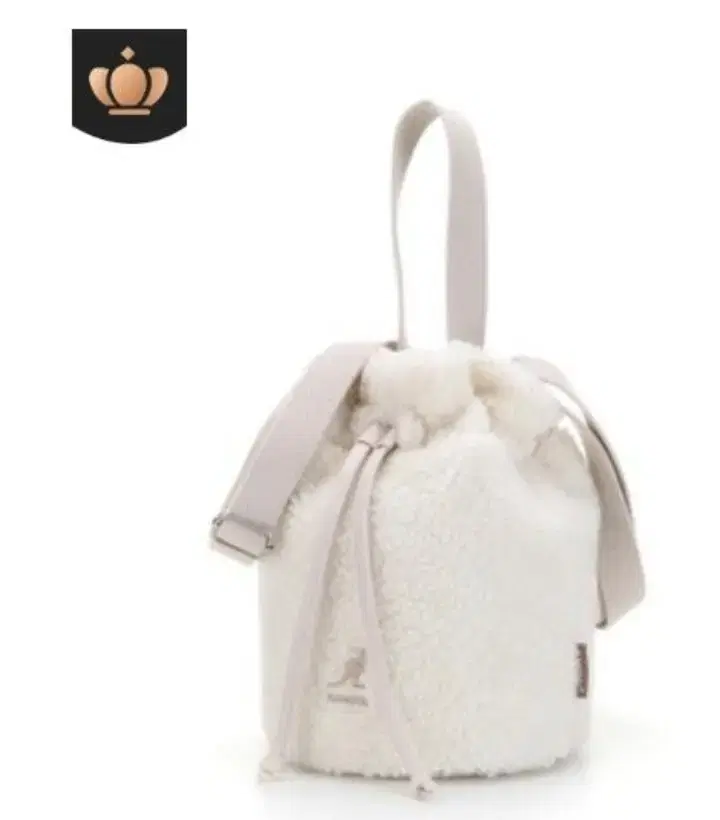 Cangol Sheep Wool Bucket Bag