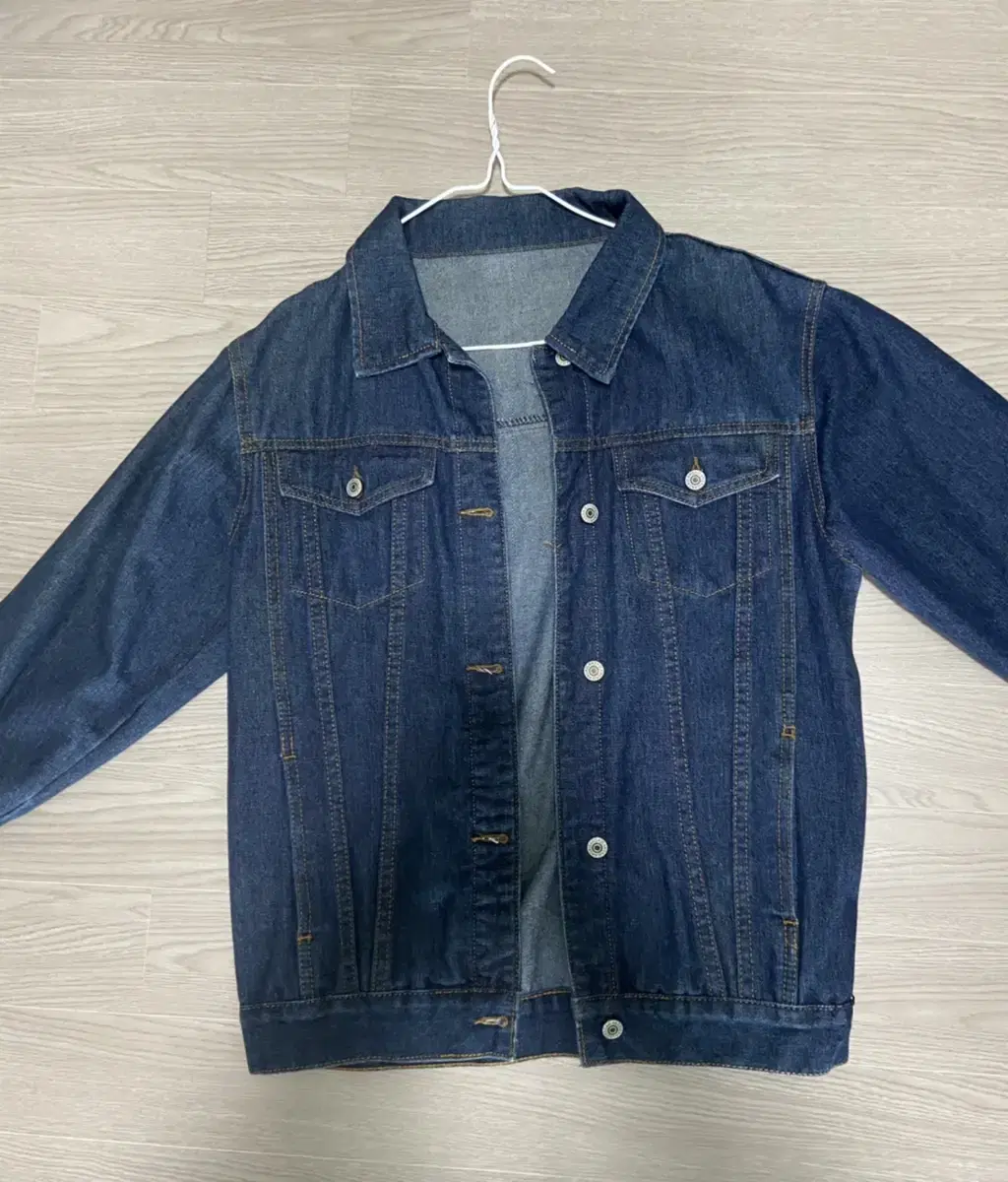 Blue jacket (jin-cheong, free size)