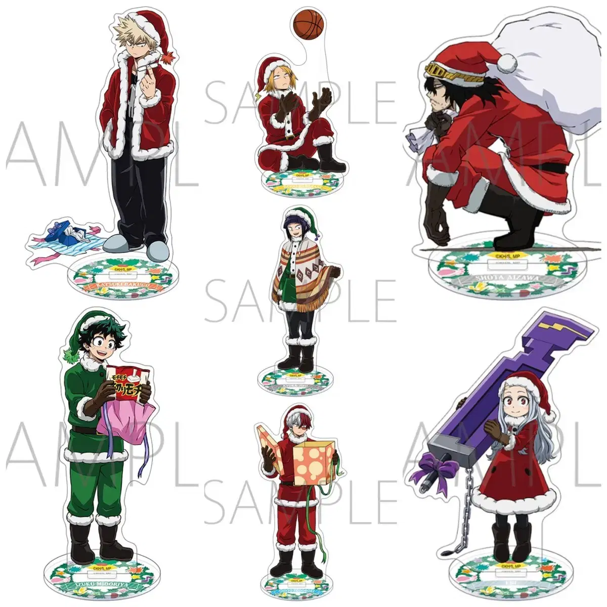 Hiroaka Christmas acrylic stand Todoroki