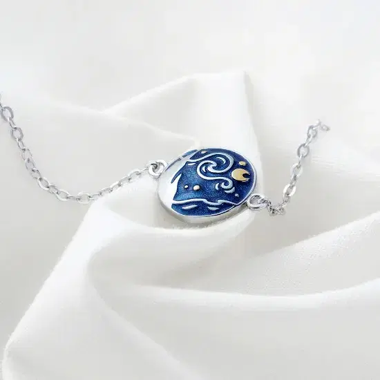 s925 silver van gogh bracelet. 반고흐 실버팔찌