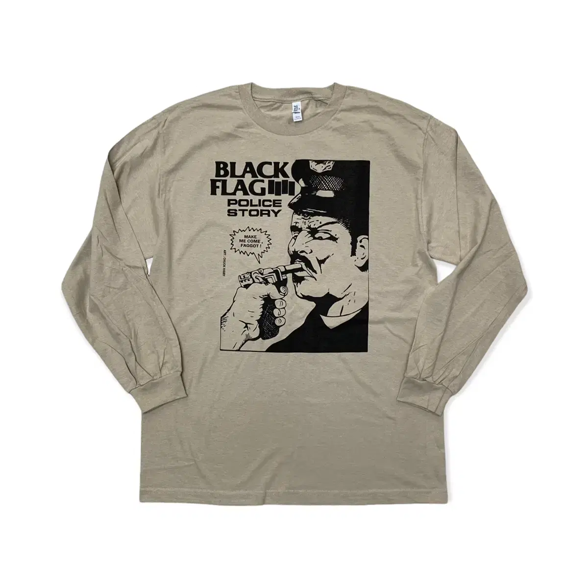 Black flag Black Flag Band Police Story T-Shirt