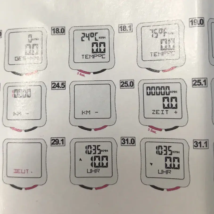 [새제품] 자전거 속도계 신품 정리합니다. 