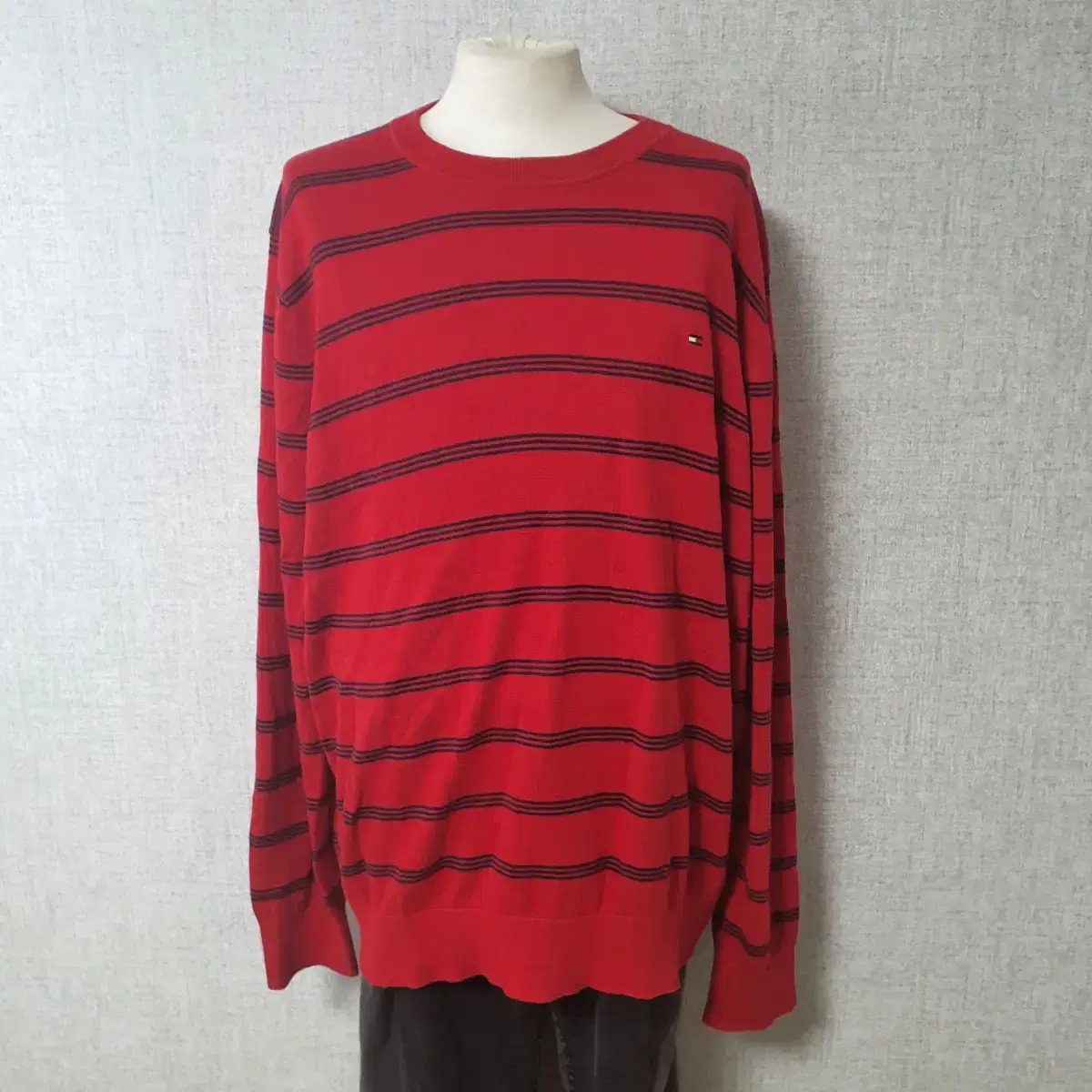 가격인하(js685) 2XL 타미 라운드넥 . TOMMY HILFIGER