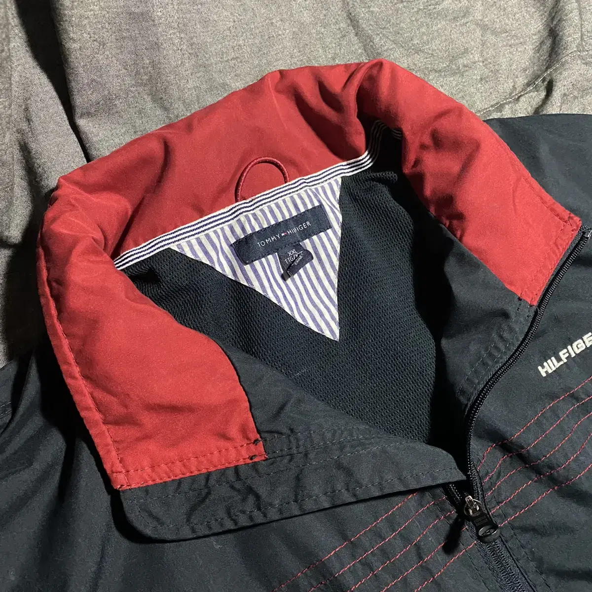 TOMMY HILFIGER Windbreaker Jacket Sz XXL