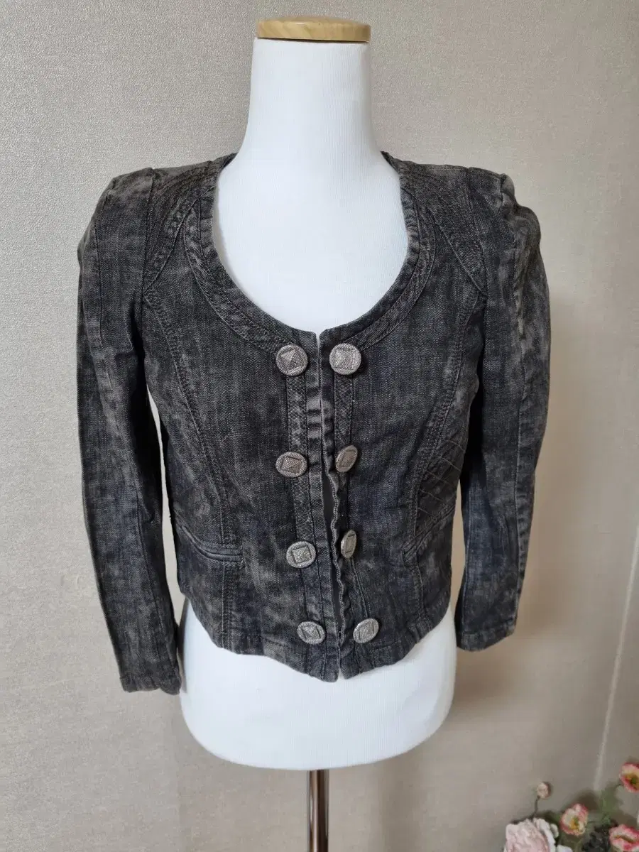 (New) Messence Vintage Crop 7-Piece Jacket 55 RRP 15,6